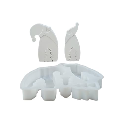 Silikonformen für Weihnachten, Form für Weihnachtsmann, nicht klebriges Werkzeug für Bastelarbeiten zu Hause, Kinder, Schule, Kerzen und Feiertagsprojekte Silikonformen für Weihnachten, Form für Weihnachtsmann, nicht klebriges Werkzeug für Bastelarbeiten zu Hause, Kinder, Schule, Kerzen und Feiertagsprojekte von Genérico