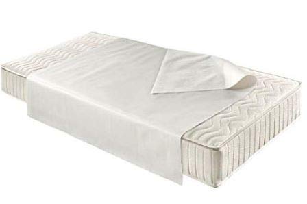 Sirebuy Traverse (Baumwolle 120 x 150 Stück) waschbar, saugfähig, wasserdicht, für Senioren, Kinder, Babys, Krankenhaus-Matratzenauflage für Doppelbett, Einzelbett, französisches Bett von Generico