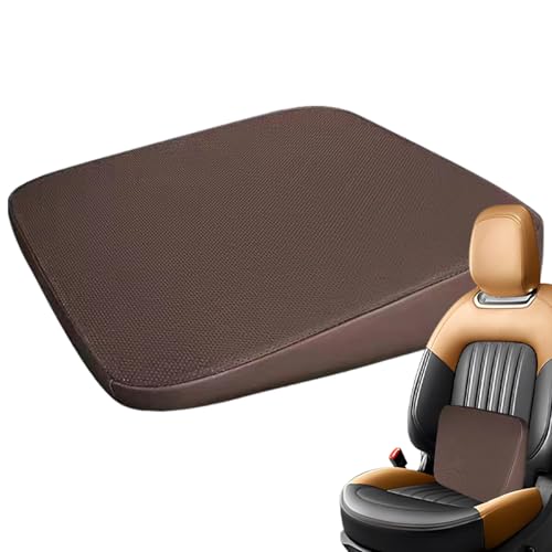 Sitzkissen: Autositzkissen | Universal-Keilaufzug | Ergonomisch geneigter Lederaufzug für kurze Fahrer von Genérico