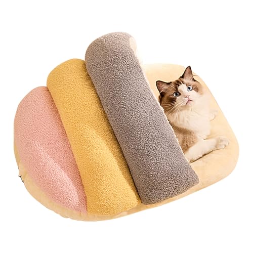 Slipper Genérico Katzenbett – Plüschtier mit abnehmbarem Haus, eleganter weicher Unterschlupf, warmer Schlafplatz, Kätzchen, ideal zum Schlafen für Slipper Genérico Katzenbett – Plüschtier mit abnehmbarem Haus, eleganter weicher Unterschlupf, warmer Schlafplatz, Kätzchen, ideal zum Schlafen für von Genérico