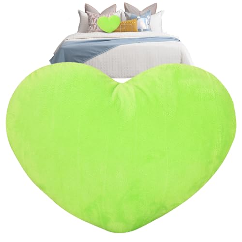 Sofakissen in Herzform, Sofa Cushion | Plüsch-Herzdekor | süße Spielzeuggrößen, Sofakissen für Mädchen, Wohnaccessoire in Herzform, Zubehör von Genérico