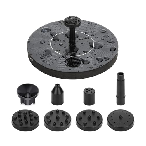 Solarpumpe: Gartenwasserpumpe mit Energiespeicher und 6 Sprühmustern, ideal für Fische, Dekoration im Freien und ökologische Landschaftsbau von Genérico