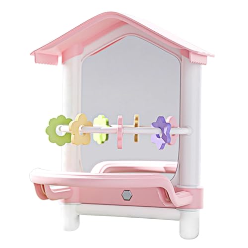 Spielzeug für Wellensittiche – Sitzstange mit Spiegel für Vögel – Zubehör für Haustiere zum und Spielen für den Innen- und Außenbereich, Garten, Hof, Balkon, Spiegel für Vogelkäfig, Spielzeug Spielzeug für Wellensittiche – Sitzstange mit Spiegel für Vögel – Zubehör für Haustiere zum und Spielen für den Innen- und Außenbereich, Garten, Hof, Balkon, Spiegel für Vogelkäfig, Spielzeug von Genérico