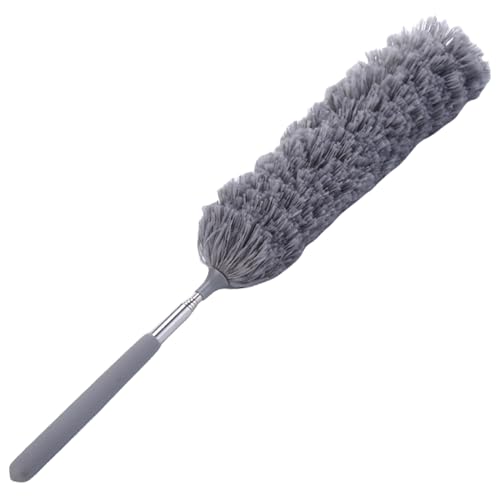 Staubwedel, Teleskop-Staubwedel | flexible Staubbürste aus wiederverwendbarer Faser, Spinnennetz-Staubwedel mit Teleskopstange, Spinnennetzbürste und Deckenstaubwedel für Rollladenmöbel Staubwedel, Teleskop-Staubwedel | flexible Staubbürste aus wiederverwendbarer Faser, Spinnennetz-Staubwedel mit Teleskopstange, Spinnennetzbürste und Deckenstaubwedel für Rollladenmöbel von Genérico