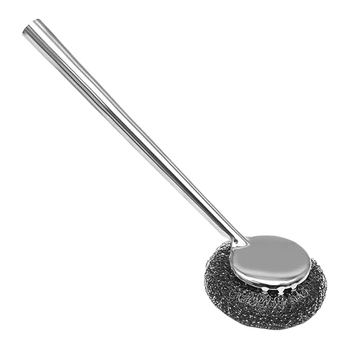 Steel Wool Scrubber, Portable Scouring Pads für Töpfe Cooker, Tableware Sinks Range Hoods, Metall Dish Scrubber Scouring Pads, High-Density Polishing Stainless Steel Scrubber Pads von Genérico