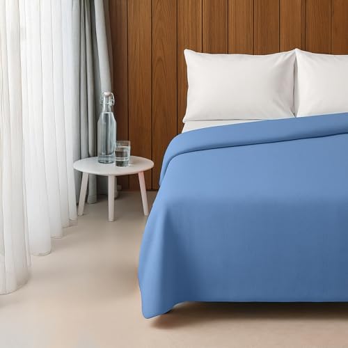 Steppdecke für Einzelbett, 170 x 250 cm, Mini-Seersuck, Blau Steppdecke für Einzelbett, 170 x 250 cm, Mini-Seersuck, Blau von Generico