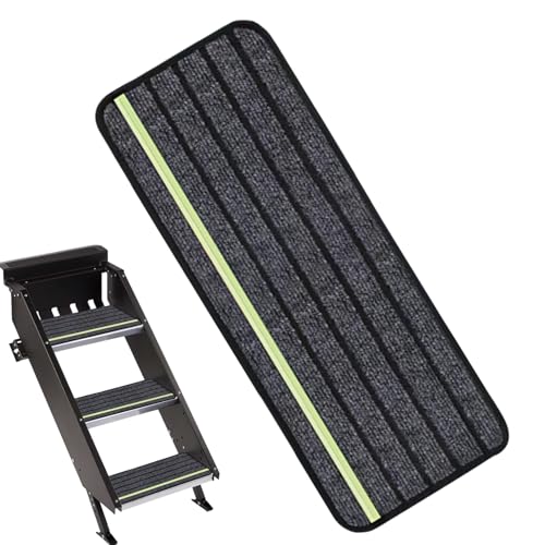 Stufenabdeckung für Wohnmobile, rutschfeste Stufenmatte, leuchtendes Klebeband, wasserdicht, staubdicht, für Treppen, Plattform, Garage, Bootsanhänger Stufenabdeckung für Wohnmobile, rutschfeste Stufenmatte, leuchtendes Klebeband, wasserdicht, staubdicht, für Treppen, Plattform, Garage, Bootsanhänger von Genérico