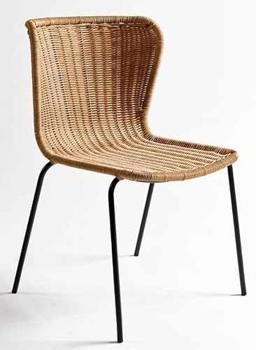 Stuhl / Sessel aus synthetischem Rattan, stapelbar, für drinnen oder draußen (Terrasse, Garten), Stuhl von Genérico
