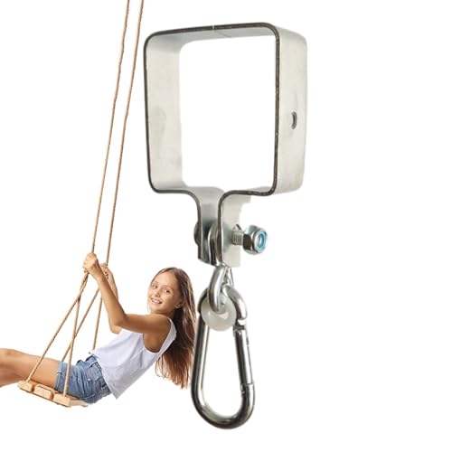 Swing Hangers - Swing Hooks - Metall Hammock Hanger - Load-Bearing Heavy Duty Porch Accessories, Mounting Hardware, Load-Bearing Hangable Chair Hardware for 9x9 cm Wood and Metal Beams von Genérico