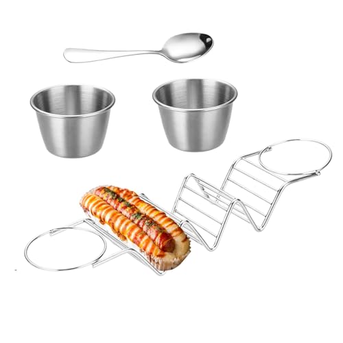 Taco-Teller, Taco-Halter | Burritos-Halter-Set backofenfest und spülmaschinenfest – Party-Service-Set für Queuestangen, hitzebeständig, hohl und geeignet Taco-Teller, Taco-Halter | Burritos-Halter-Set backofenfest und spülmaschinenfest – Party-Service-Set für Queuestangen, hitzebeständig, hohl und geeignet von Genérico
