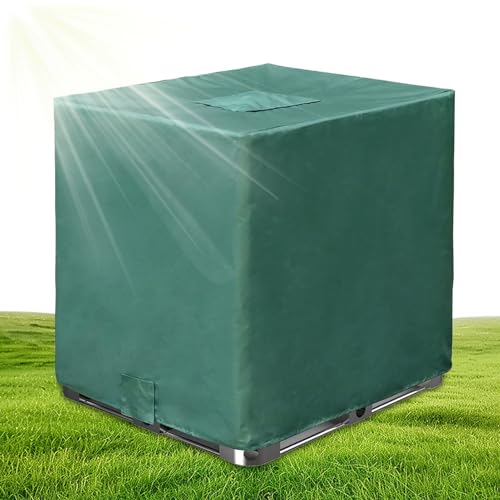 Tarpaulin Sunshade Abdeckung für Wassertanks, 1000 l, wasserdicht, für starken Wind, Widerstand, Rasenbrunnen, Terrasse, Regenschutz, Sunshade Pat Tarpaulin Sunshade Abdeckung für Wassertanks, 1000 l, wasserdicht, für starken Wind, Widerstand, Rasenbrunnen, Terrasse, Regenschutz, Sunshade Pat von Genérico