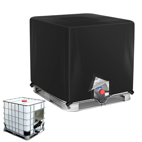 Tarpaulin Sunshade Abdeckung für Wassertanks, 1000 l, wasserdicht, für starken Wind, Widerstand, Rasenbrunnen, Terrasse, Regenschutz, Sunshade Pat Tarpaulin Sunshade Abdeckung für Wassertanks, 1000 l, wasserdicht, für starken Wind, Widerstand, Rasenbrunnen, Terrasse, Regenschutz, Sunshade Pat von Genérico