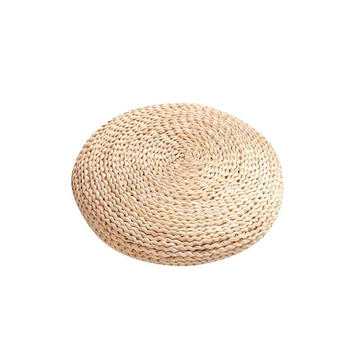 Tatami-Kissen, Meditationskissen, Bodenkissen, Tatami-Bodenkissen, gemütliches rundes Sitzkissen, gewebt, Heimzubehör, Sitzkissen für Yoga-Räume von Genérico