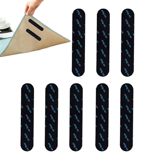 Teppichpolster – Teppich ohne Verrutschen | Bodenbelag-Set mit wechselnden Griffen: Wiederverwendbarer Aufkleber für Teppiche, Schutzpatches von Genérico