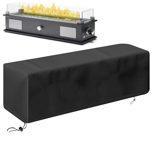 Tischabdeckung für Feuer, rechteckige Abdeckung für Kamin, wasserdicht, mit Kordelzug, für den Außenbereich, Garten, Terrasse, Camping, Picknick, Regenzeit von Genérico