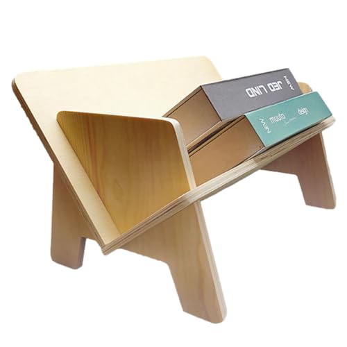 Tischregal - Moderner platzsparender Organizer, Mini-Bücherregal aus Holz, funktionale Aufbewahrungsständer, Schreibtischregal für Bürotisch, Wohnzimmer Tischregal - Moderner platzsparender Organizer, Mini-Bücherregal aus Holz, funktionale Aufbewahrungsständer, Schreibtischregal für Bürotisch, Wohnzimmer von Genérico