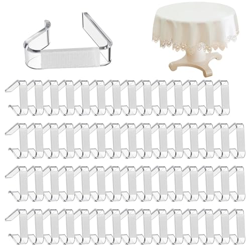 Tischtuchhalter-Clips, Tischdeckenclips für den Tisch, 60 x winddichte Tischdecken-Clips | Veranstaltungen im Freien im Innenbereich, Stoffabdeckung für Banketttische Tischtuchhalter-Clips, Tischdeckenclips für den Tisch, 60 x winddichte Tischdecken-Clips | Veranstaltungen im Freien im Innenbereich, Stoffabdeckung für Banketttische von Genérico