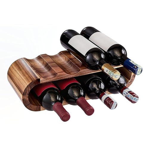 Tischweinregal – Weinregal für den Schreibtisch aus Holz, zweilagiger Weinregal mit 8 Schlitzen, stehende Weinaufbewahrung für Dekoration Tischweinregal – Weinregal für den Schreibtisch aus Holz, zweilagiger Weinregal mit 8 Schlitzen, stehende Weinaufbewahrung für Dekoration von Genérico
