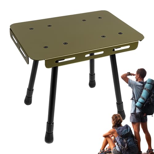 Tragbarer Camping-Hocker | Rucksackhocker - Backpacking-Tisch multifunktionaler Tisch zum Wandern am im Freien für Gartenarbeit BBQ Tragbarer Camping-Hocker | Rucksackhocker - Backpacking-Tisch multifunktionaler Tisch zum Wandern am im Freien für Gartenarbeit BBQ von Genérico