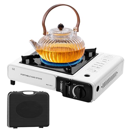 Tragbarer Campingkocher, Kocher für den Außenbereich, verstellbarer Brenner, 2900 W, Küchenzubehör, Zubehör für Garten, Grill, Wandern und Veranstaltungen im Freien von Genérico