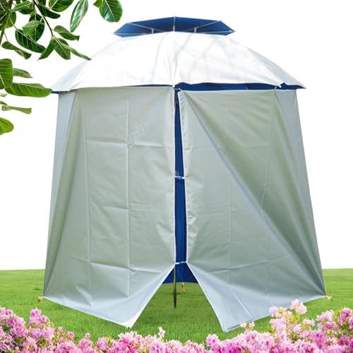 Tragbarer Strandschirm – wasserdichter Regenschirm und Sonnenschutz, zusammenklappbarer Sonnenschirm für und Camping, Sonnenschutz für Angeln, Ersatzstoffzelt von PO Tragbarer Strandschirm – wasserdichter Regenschirm und Sonnenschutz, zusammenklappbarer Sonnenschirm für und Camping, Sonnenschutz für Angeln, Ersatzstoffzelt von PO von Genérico