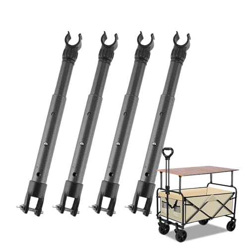 Tragbarer Tischständer - Teleskoptisch mit verstellbarer Trolley-Stange | Camping-Hockerbeine für Outdoor Outdoor Camping Möbel Gestell Picknick Design von Genérico