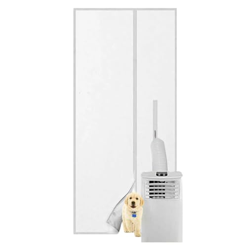 Tragbares Fenster-Set für Klimaanlage: AC-Lüftungspanel, Schiebetür, verstellbare Schlauchhalterung, isolierte Dichtung, wetterfest, Installation P von Genérico