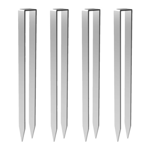 Trampolin-Heringe: Einfach für Benutzer – Zeltpfahl aus Edelstahl | robuste Trampolinpfähle | Trampolinpfähle für starken Wind | silberfarbene Verankerungen Trampolin-Heringe: Einfach für Benutzer – Zeltpfahl aus Edelstahl | robuste Trampolinpfähle | Trampolinpfähle für starken Wind | silberfarbene Verankerungen von Genérico