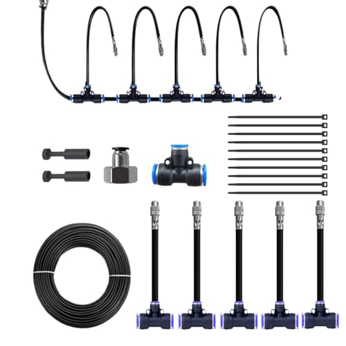 Tropfbewässerungsset, verstellbarer Gartensprinkler, Zubehör mit Schnellanschluss, verstellbares Design für Hochbeete, Terrasse, Gartenbau, Gewächshaus Tropfbewässerungsset, verstellbarer Gartensprinkler, Zubehör mit Schnellanschluss, verstellbares Design für Hochbeete, Terrasse, Gartenbau, Gewächshaus von Genérico