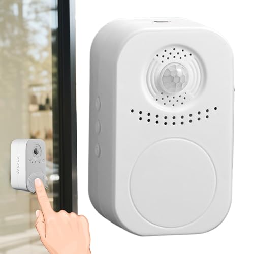 Türklingel, Audio-Player, intelligenter Bewegungssensor mit Warnung und Willkommensbenachrichtigung für Hauseingänge, Wohnungen und Außenhandel Türklingel, Audio-Player, intelligenter Bewegungssensor mit Warnung und Willkommensbenachrichtigung für Hauseingänge, Wohnungen und Außenhandel von Genérico