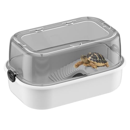 Turtle Tank Kit – Starter-Set für Aquarien mit voller Sicht, Multifunktionsbereich, beeindruckender Lebensraum, unterer Abfluss, Szenario für kleine Reptilien von Genérico