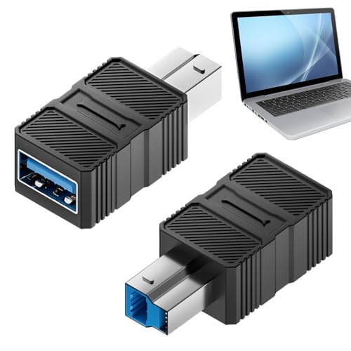USB-Adapter für Drucker, USB A B 3.0 Konverter mit Hochgeschwindigkeitsübertragung, Plug and , schnelle Datenübertragung für PC, Laptop, Tablet, Hub-Scanner und mehr von Genérico