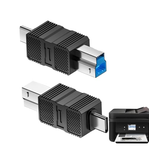 USB-Adapter für Drucker, USB-auf-B 3.0-Datenerweiterungsadapter, Plug and , High-Speed-Datenkonverter für Scanner, Dockingstationen, Hubs und Computer von Genérico