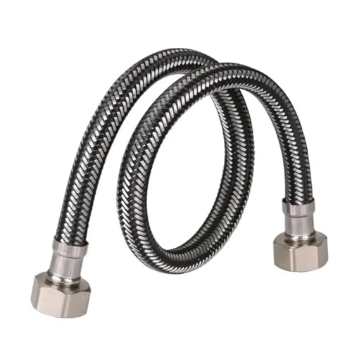 Universeller Wasserschlauch für Toiletten, gewebter Brauseschlauch aus Metall, langlebiger Ersatz (150 cm) von Genérico