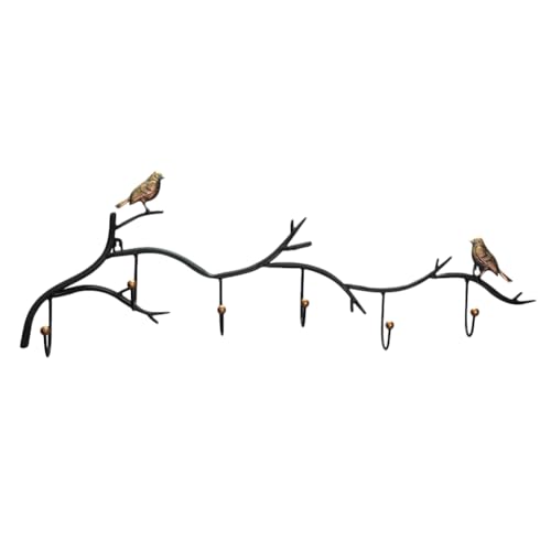 Vogel-Kleiderhaken am Ast, Vogelgarderobe auf Zweig - Vögel, die an der Aufhängung des Baumzweigs befestigt werden, niedlicher Haken zum Aufhängen an Zweig für Mäntel, Hüte, von Genérico