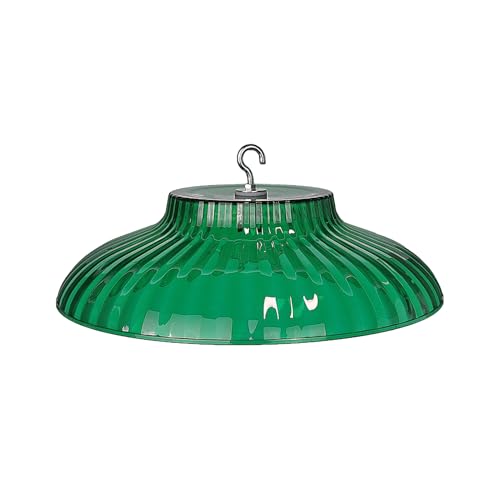 Vogelfutterstation - Eichhörnchen aus starkem Metall | Wasserdichter Regenschutz in Kegelform mit robustem Haken, Schild für den Außenbereich, Sicherheitsabdeckung Vogelfutterstation - Eichhörnchen aus starkem Metall | Wasserdichter Regenschutz in Kegelform mit robustem Haken, Schild für den Außenbereich, Sicherheitsabdeckung von Genérico