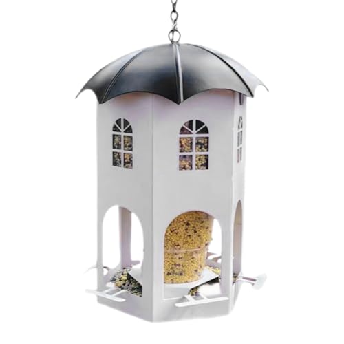 Vogelfutterstation für den Außenbereich, wasserdichte Futterstation für den Garten, Fenstermontierter Futterspender mit transparentem Sichtdesign, 15 x 15 x 21 cm Vogelfutterstation für den Außenbereich, wasserdichte Futterstation für den Garten, Fenstermontierter Futterspender mit transparentem Sichtdesign, 15 x 15 x 21 cm von Genérico