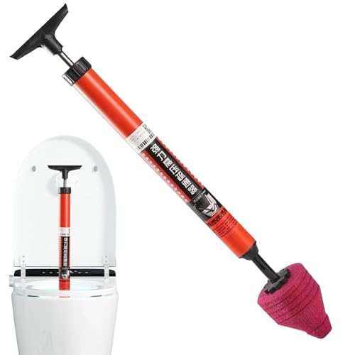 WC-Saugglocke mit hohem Widerstand, Abflussreiniger mit ergonomischem Griff, Abflussreiniger für Küchenspüle, Badezimmer, verstopfte Rohre von Genérico