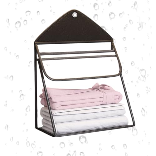 Wäschekorb, Aufbewahrungstasche aus PVC für die Wand, transparent, wasserdicht, mit Touch-Tasche, Unisex, für Toilettenartikel, Schlafzimmer von Genérico