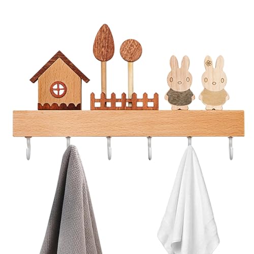 Wall Hooks - Coat Hooks | Handtuchhaken | Schlüsselhalter für Wand | Schlüsselhaken mit mehreren Haken Stilvolle Wandhaken für Home Decor Wand Dekoration Mantel Haken mit 6 Haken für Lobby Wall Hooks - Coat Hooks | Handtuchhaken | Schlüsselhalter für Wand | Schlüsselhaken mit mehreren Haken Stilvolle Wandhaken für Home Decor Wand Dekoration Mantel Haken mit 6 Haken für Lobby von Genérico