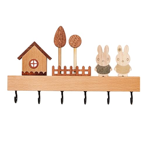 Wall Hooks - Coat Hooks | Handtuchhaken | Schlüsselhalter für Wand | Schlüsselhaken mit mehreren Haken Stilvolle Wandhaken für Home Decor Wand Dekoration Mantel Haken mit 6 Haken für Lobby Wall Hooks - Coat Hooks | Handtuchhaken | Schlüsselhalter für Wand | Schlüsselhaken mit mehreren Haken Stilvolle Wandhaken für Home Decor Wand Dekoration Mantel Haken mit 6 Haken für Lobby von Genérico