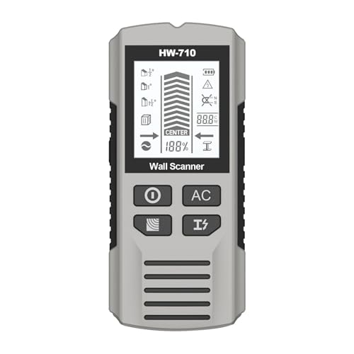 Wand-Metalldetektor, 15 x 6,7 x 3 cm, Sensor für Handbolzen, Suchwerkzeug, Hochsicherheits-Scanner, multifunktionales LCD-Display und Audiodetektor Wand-Metalldetektor, 15 x 6,7 x 3 cm, Sensor für Handbolzen, Suchwerkzeug, Hochsicherheits-Scanner, multifunktionales LCD-Display und Audiodetektor von Genérico