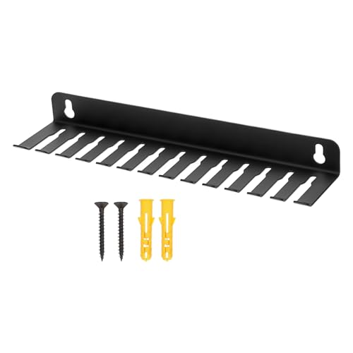 Wandhalterung für Kabel – Organizer mit 13 Standorten | praktische Aufbewahrung für Kinder | Zubehör für Room Office Server Atelier Post Work Home Home nachhaltige elektronische Organisation von Genérico