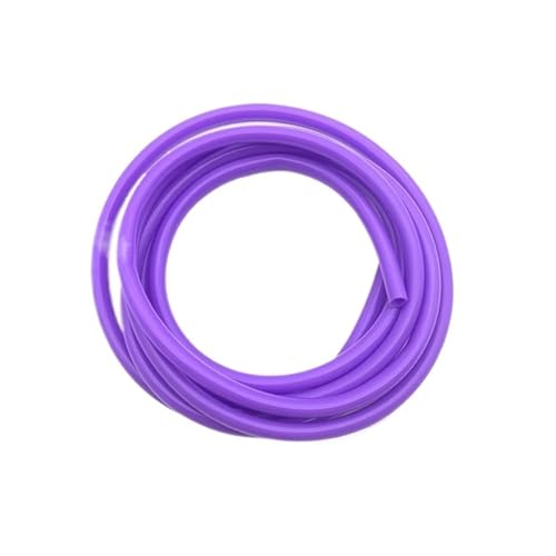 Wasseranschluss für flexiblen Gummischlauch mit Silikonschlauch (PURPLE,2 METER_OD 5XID 3MM) von Genérico