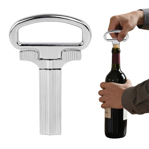 Weinöffner mit zwei Spitzen, manuelles Werkzeug zum Entfernen von Korken, tragbarer Weinöffner mit Flaschenöffner für Zuhause, Bar, Reisen, Camping, Geschenk zum Geburtstag, im Freien Weinöffner mit zwei Spitzen, manuelles Werkzeug zum Entfernen von Korken, tragbarer Weinöffner mit Flaschenöffner für Zuhause, Bar, Reisen, Camping, Geschenk zum Geburtstag, im Freien von Genérico