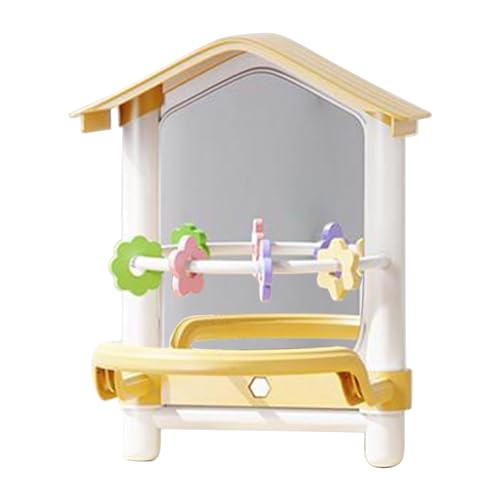 Wellensittich-Spielzeug – Spielzeug mit Papageienspiegel | Vogelspiegel-Dekoration | Haustierzubehör zum auf Spielplatz im Freien, Garten, Hof, Terrasse, Balkon, Fenster Wellensittich-Spielzeug – Spielzeug mit Papageienspiegel | Vogelspiegel-Dekoration | Haustierzubehör zum auf Spielplatz im Freien, Garten, Hof, Terrasse, Balkon, Fenster von Genérico