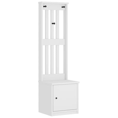 Wenjingqi 4010486 SANDENS Eingangsgarderobe, Kiefernholz, 45 x 40 x 159,5 cm von Genérico