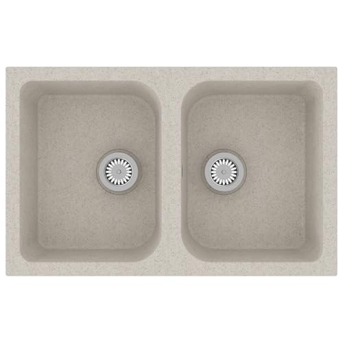Wenjingqi Küchenspüle, Beige, 760 x 480 x 184 mm, Granit, 147083 Wenjingqi Küchenspüle, Beige, 760 x 480 x 184 mm, Granit, 147083 von Genérico