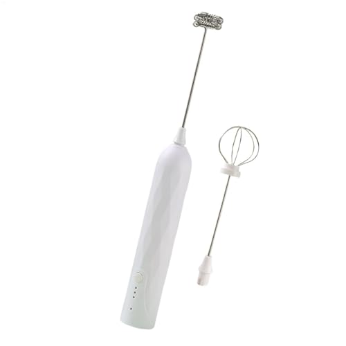 Wiederaufladbarer Eiermixer – 105 g kleine Milch | Handrührer für kleine Getränke aus Edelstahl | elektrische Milch Frother | elektrischer Kaffee mit 3 Geschwindigkeitsstufen von Genérico