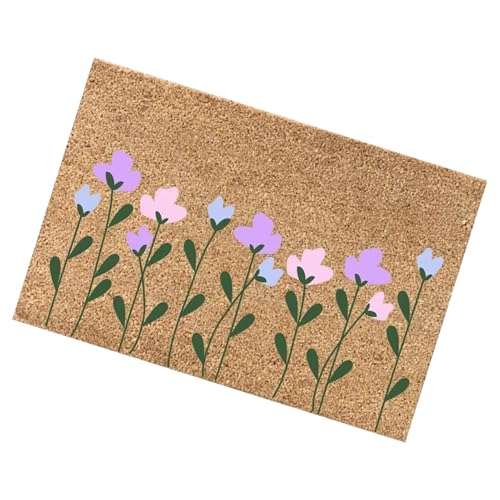 Willkommens-Fußmatte für den Sommer, Bodenteppich mit Vasenmuster, für den Außenbereich, dekorativ, Hello Sommer, 40,6 x 61 cm, rutschfest, Tempora Willkommens-Fußmatte für den Sommer, Bodenteppich mit Vasenmuster, für den Außenbereich, dekorativ, Hello Sommer, 40,6 x 61 cm, rutschfest, Tempora von Genérico